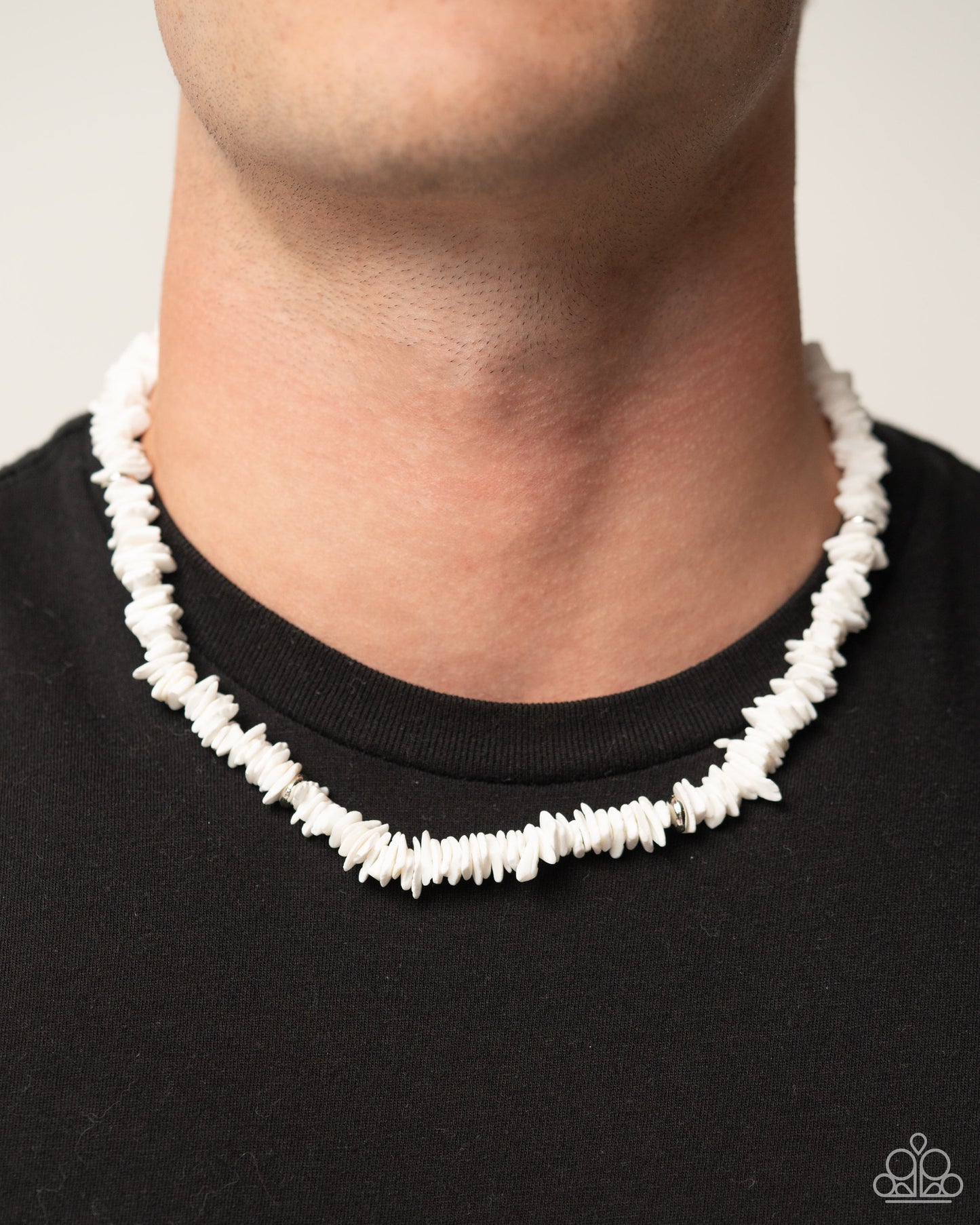 On A SHELL-ular Level - White Puka Shell Paparazzi Necklace
