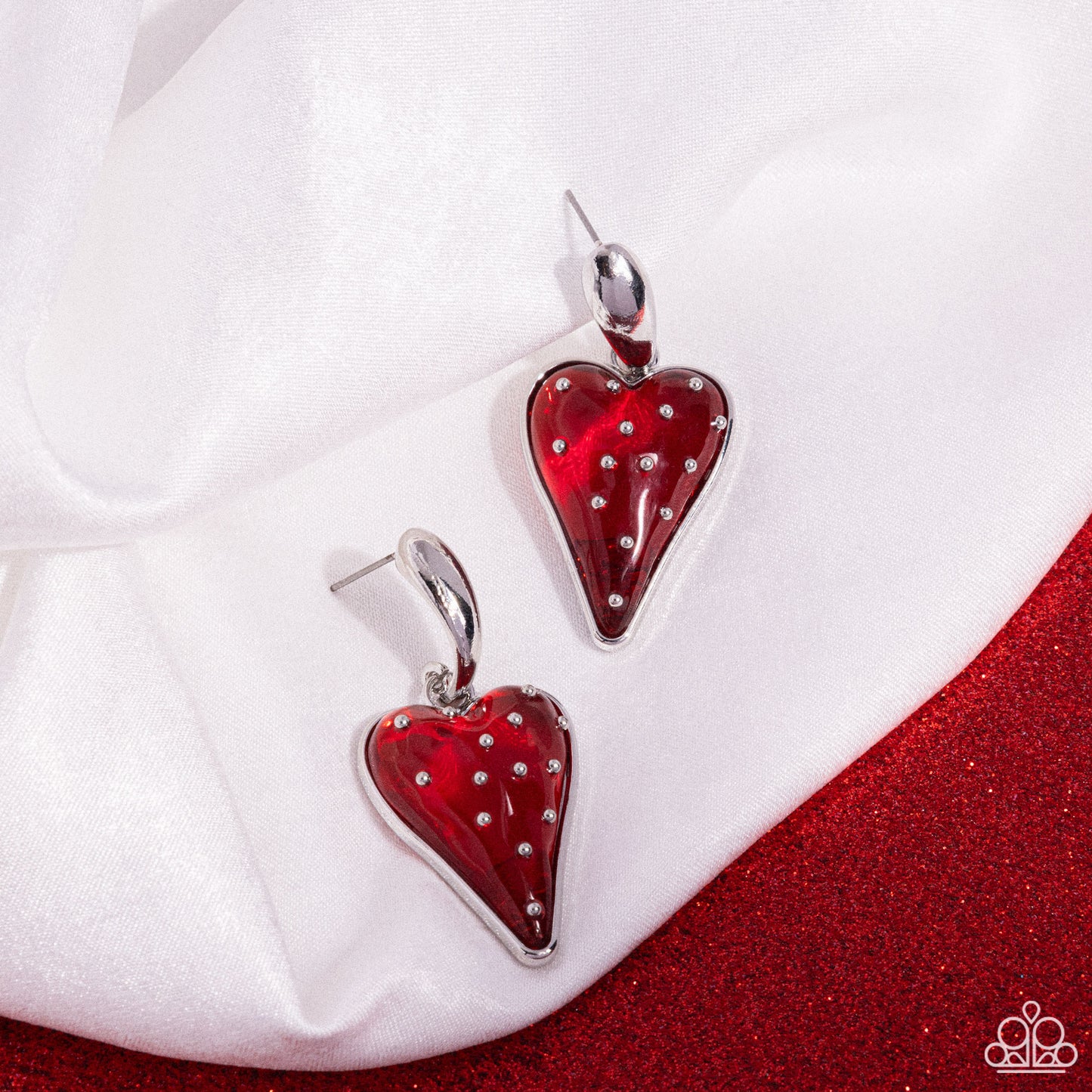 Glossy Goodwill - Red Strawberry Pendant Paparazzi Earrings