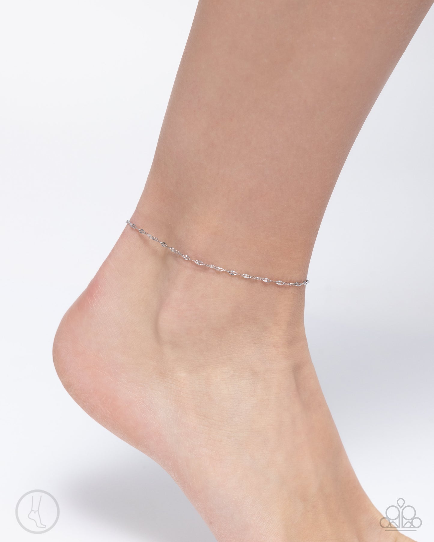Savory Splendor - Silver Stainless Steel Chain Paparazzi Anklet