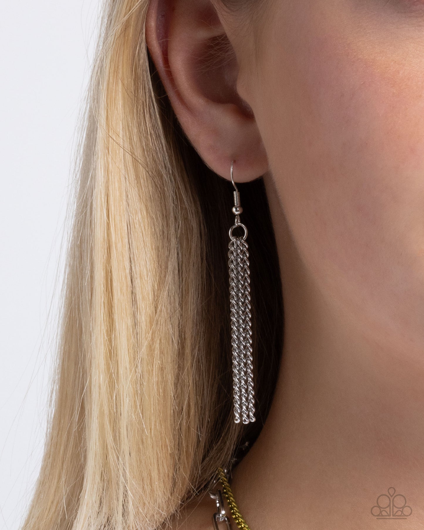 Love Comes and Goes... - Green Chain/Heart Pendant Paparazzi Necklace & matching earrings