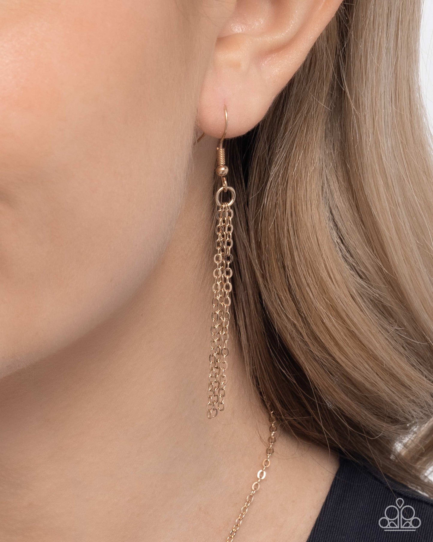 Darling Dachshund - Gold Dachshund Pendant Paparazzi Necklace & matching earrings