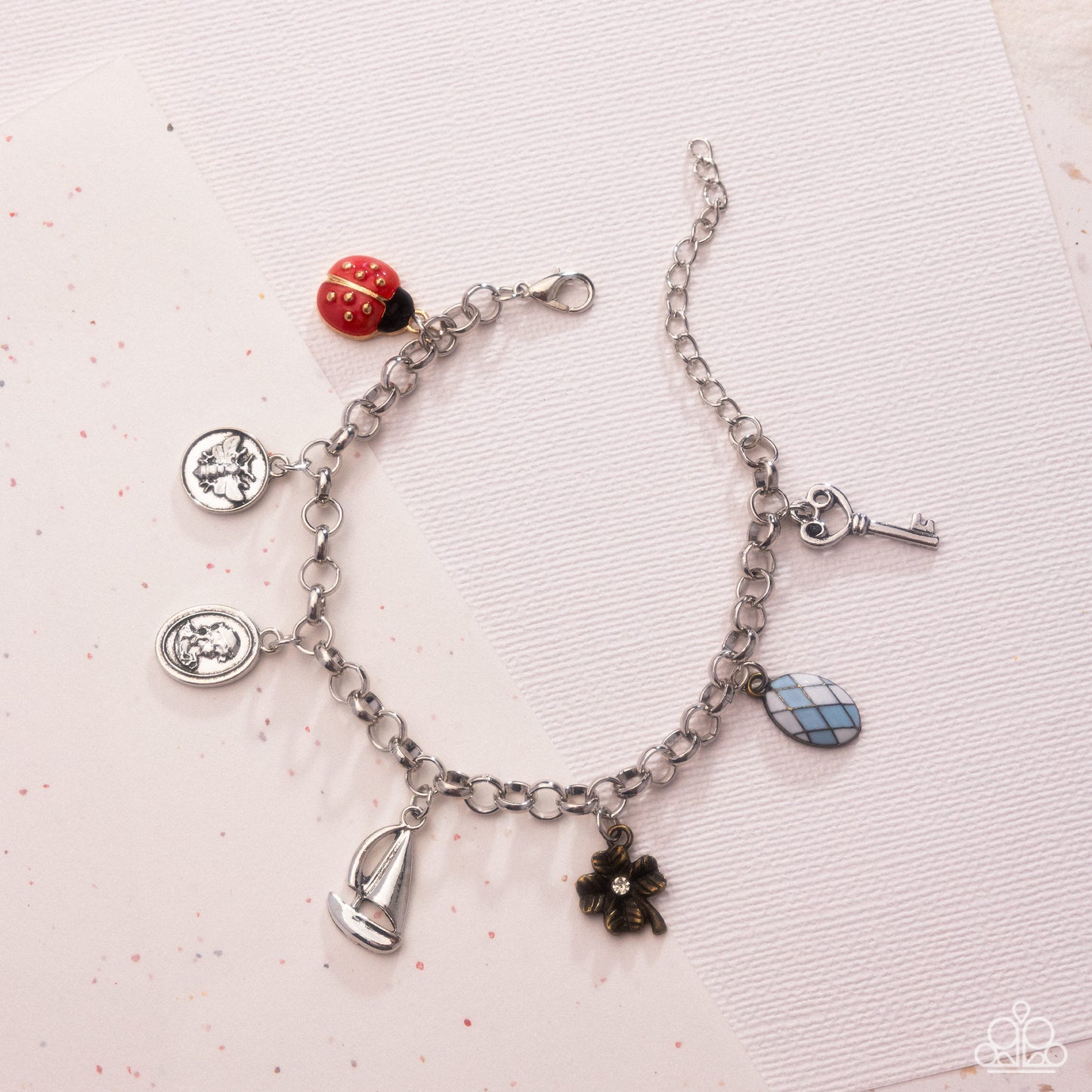 Sailing Through Life - Multicolored Whimsical & Vintage Charms Paparazzi Tennis Bracelet