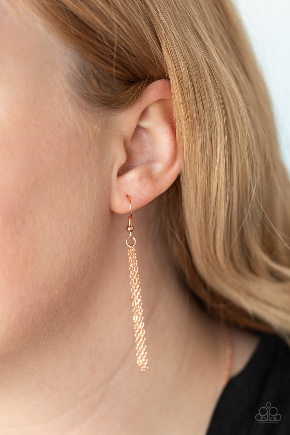 Let Your Light So Shine - Copper "Let Your Light So Shine" Pendant Paparazzi Necklace & matching earrings