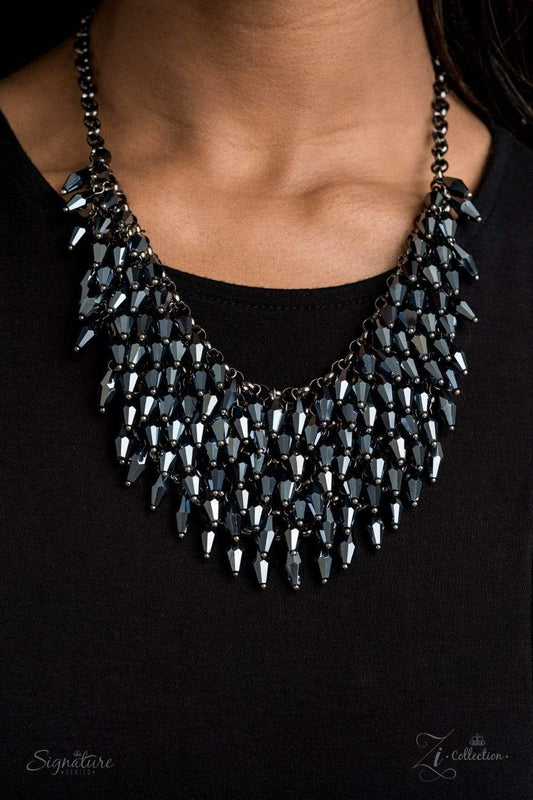 The Heather - 2020 Paparazzi Zi Collection Necklace & matching earrings