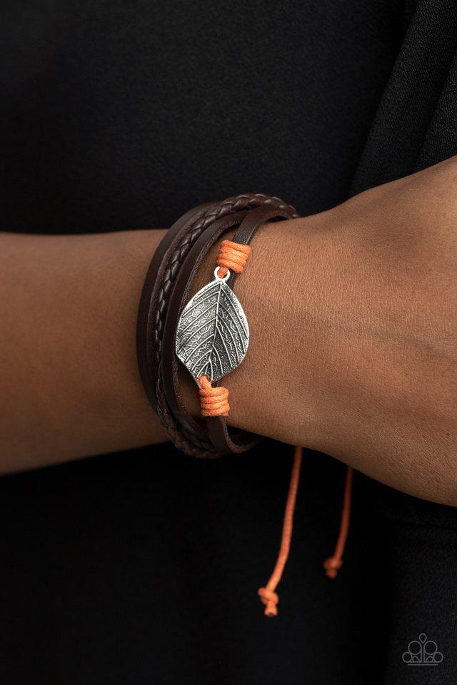 FROND and Center - Orange Cording Paparazzi Urban Bracelet