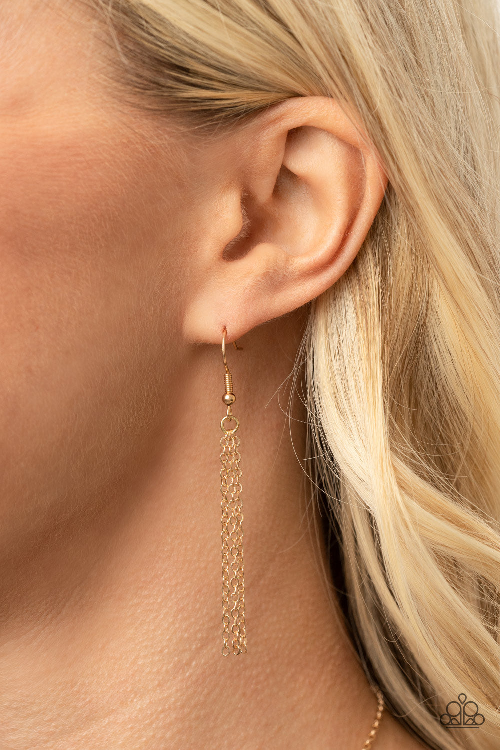 Blessed Mama - Gold "Mama" Stamped Pendant Paparazzi Necklace & matching earrings