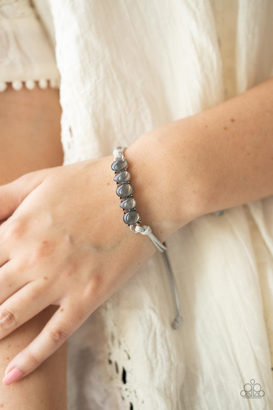 Opal Paradise - Silver Opal Beaded Paparazzi Urban Bracelet