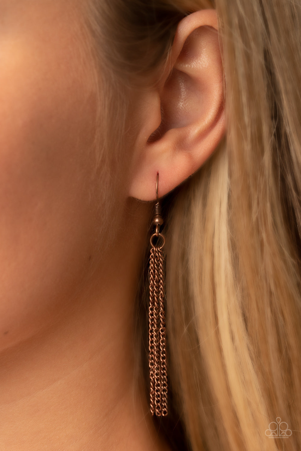 Butterfly Boutique - Copper Rustic Butterfly Pendant Paparazzi Necklace & matching earrings