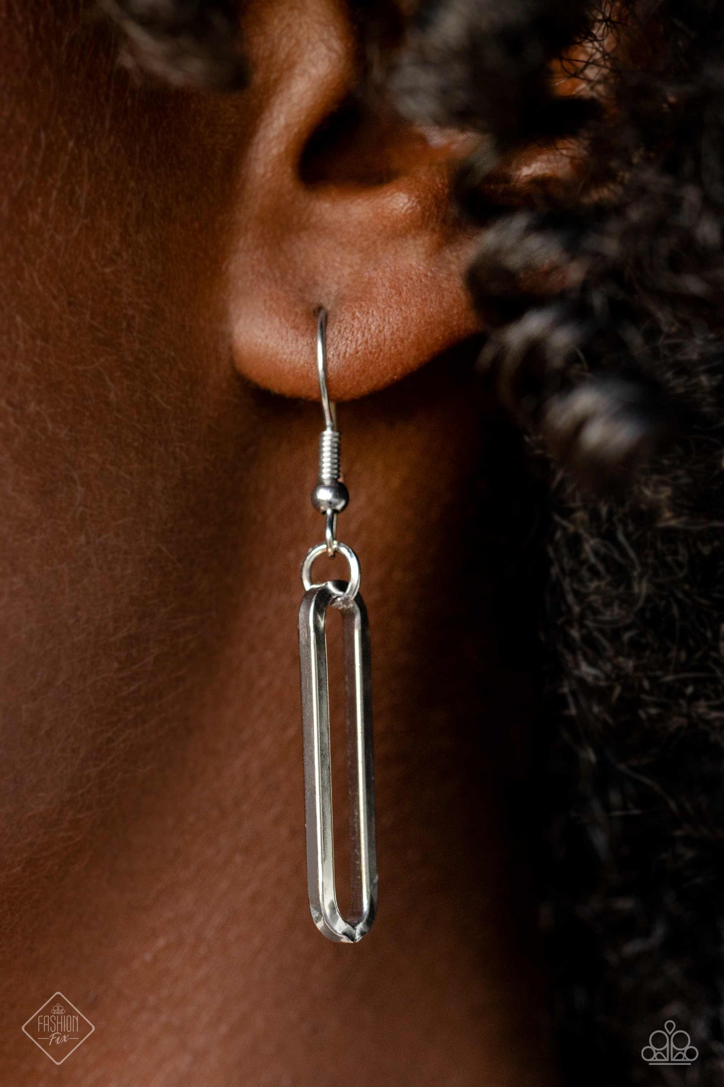 Friday Night VIBES - Blue Eye & Silver Charm Paparazzi Necklace & matching earrings