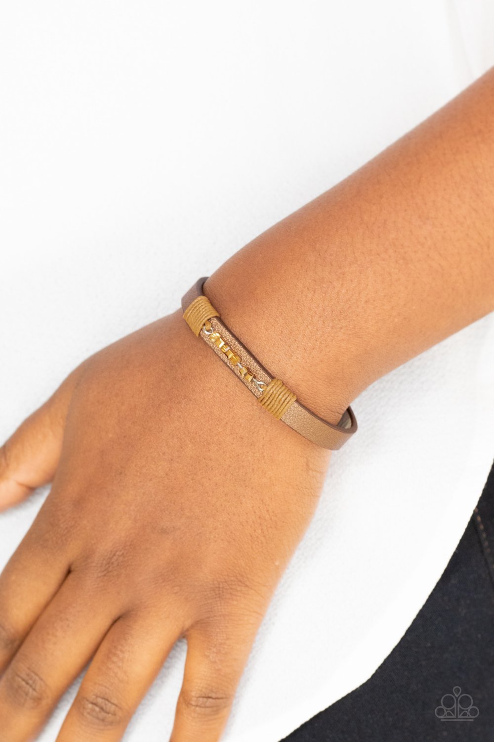 Worth Th e Hype - Copper Cube Beaded Paparazzi Snap Bracelet
