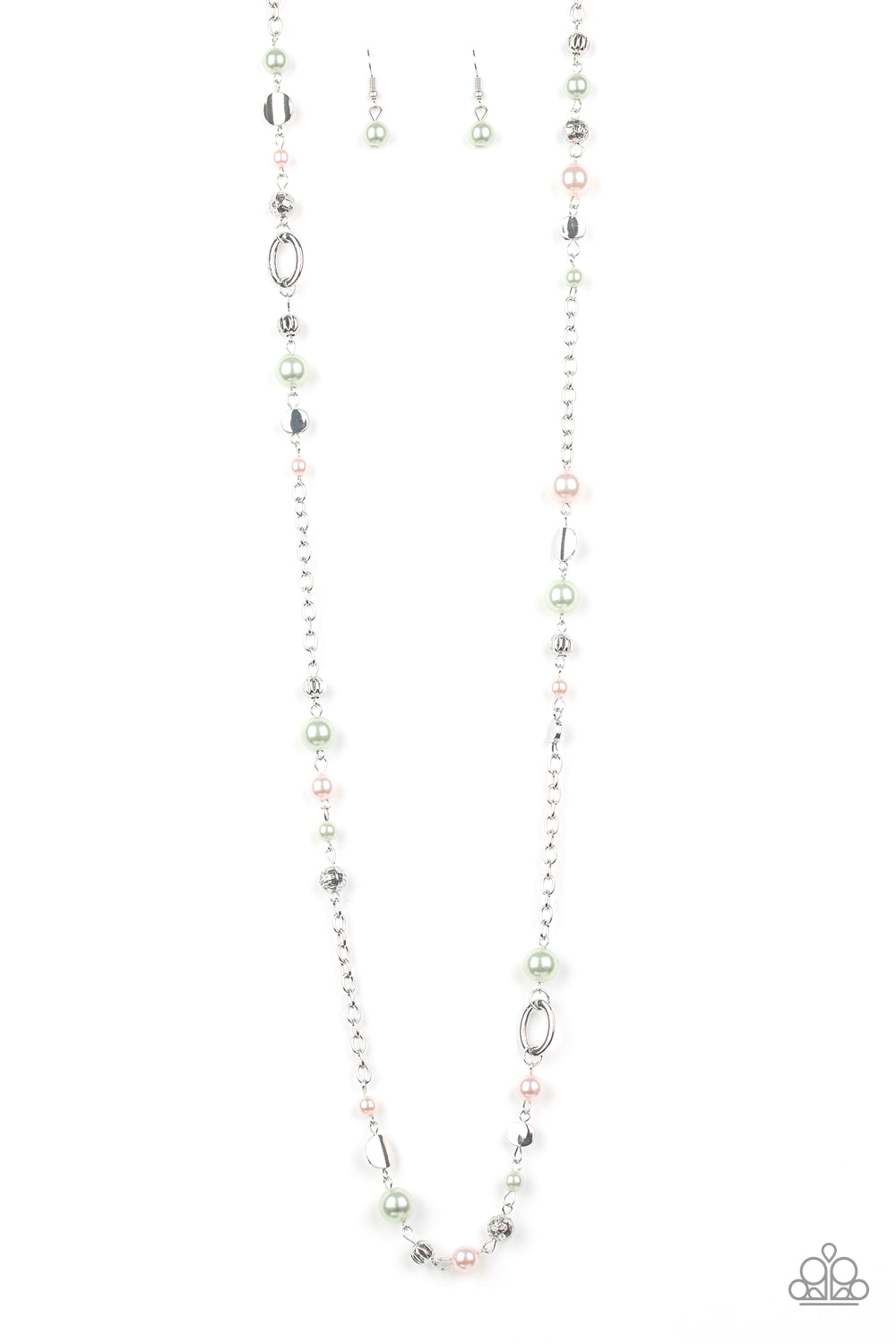 Make an Appearance - Multi Pearl Paparazzi Necklace & matching earrings