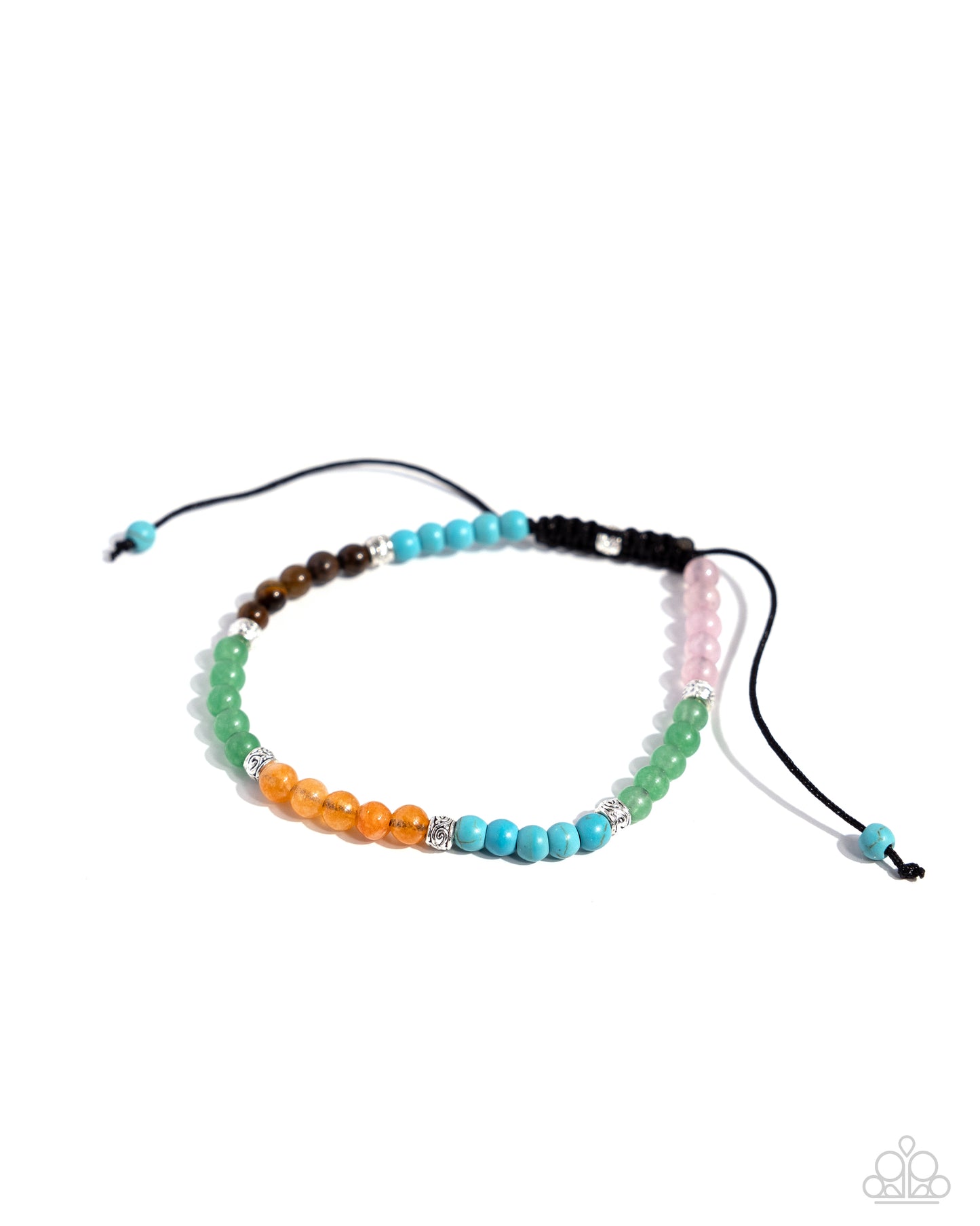 Multicolored Melody - Multicolored Stone Beaded Paparazzi Urban Bracelet