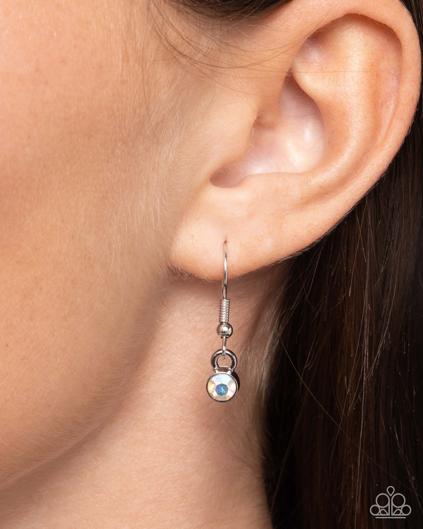 Seahorse Shanty - Blue Rhinestone Embellished Seahorse Pendant Paparazzi Necklace & matching earrings