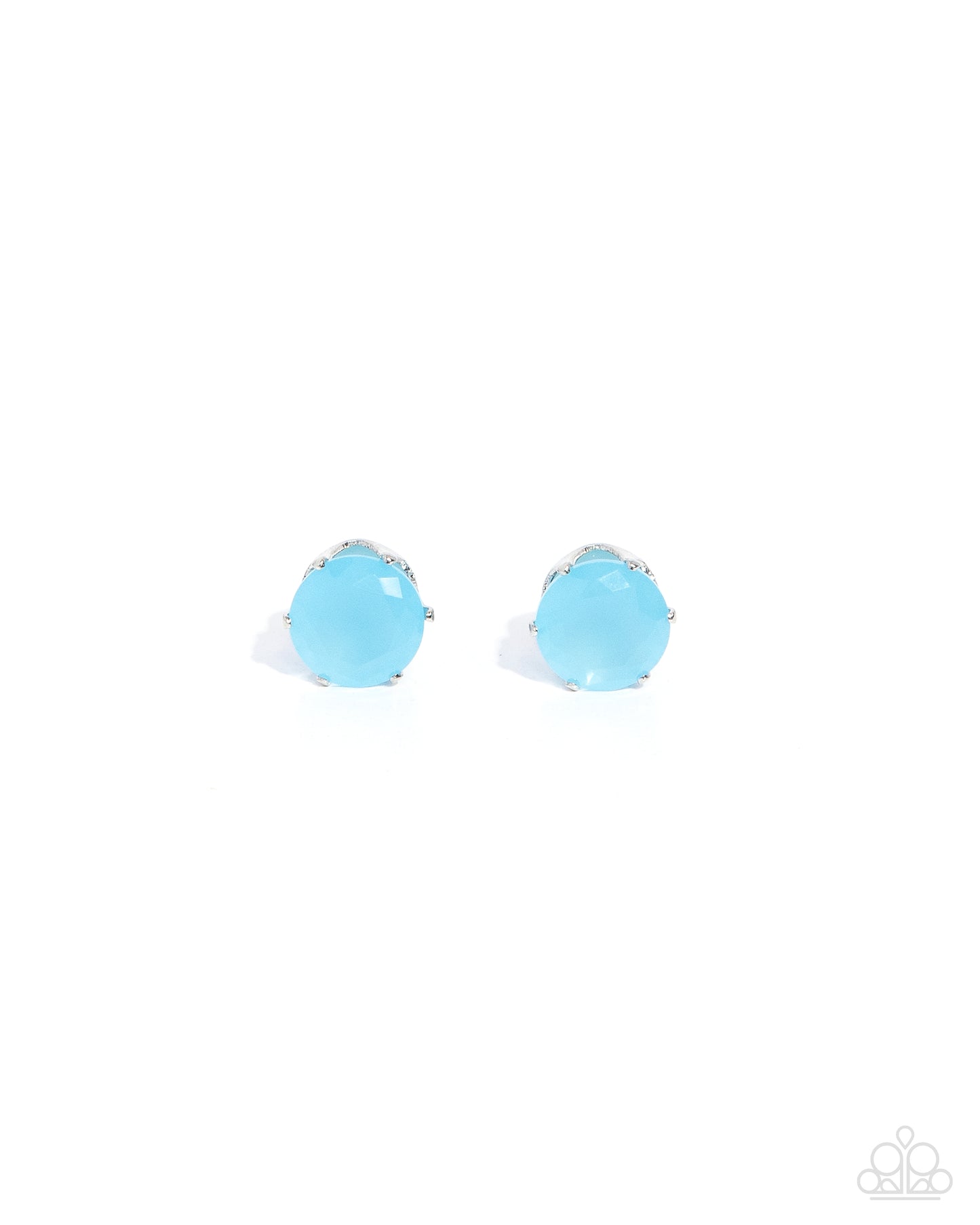 Simply Sublime - Blue Cubic Zirconia Paparazzi Post Earrings