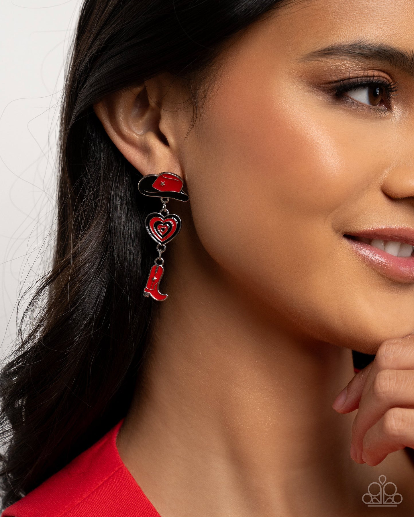 Swing Dance Delight - Multicolored Western Charms Paparazzi Earrings