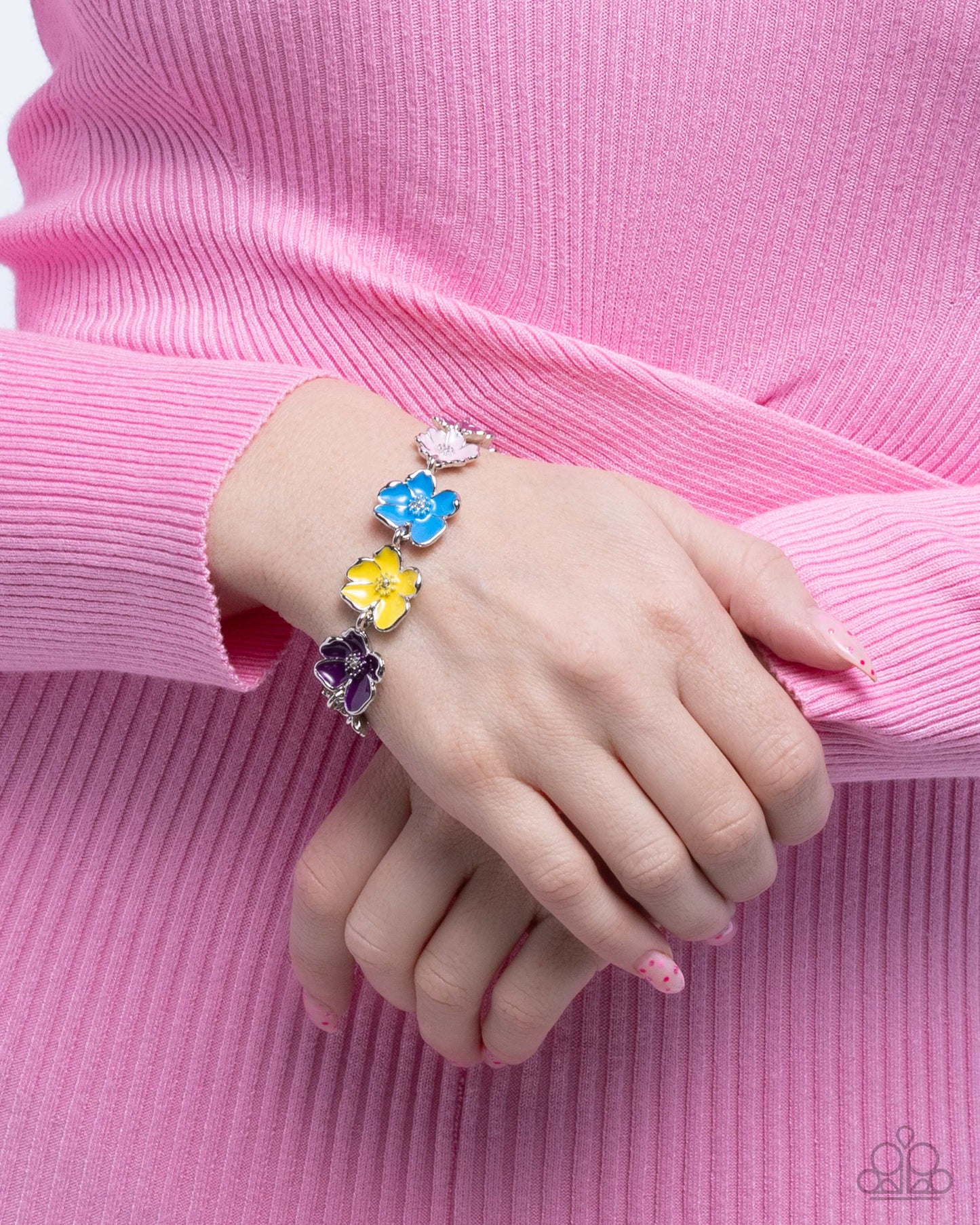 Forthright Florals - Purple Complete Look Paparazzi Accessories