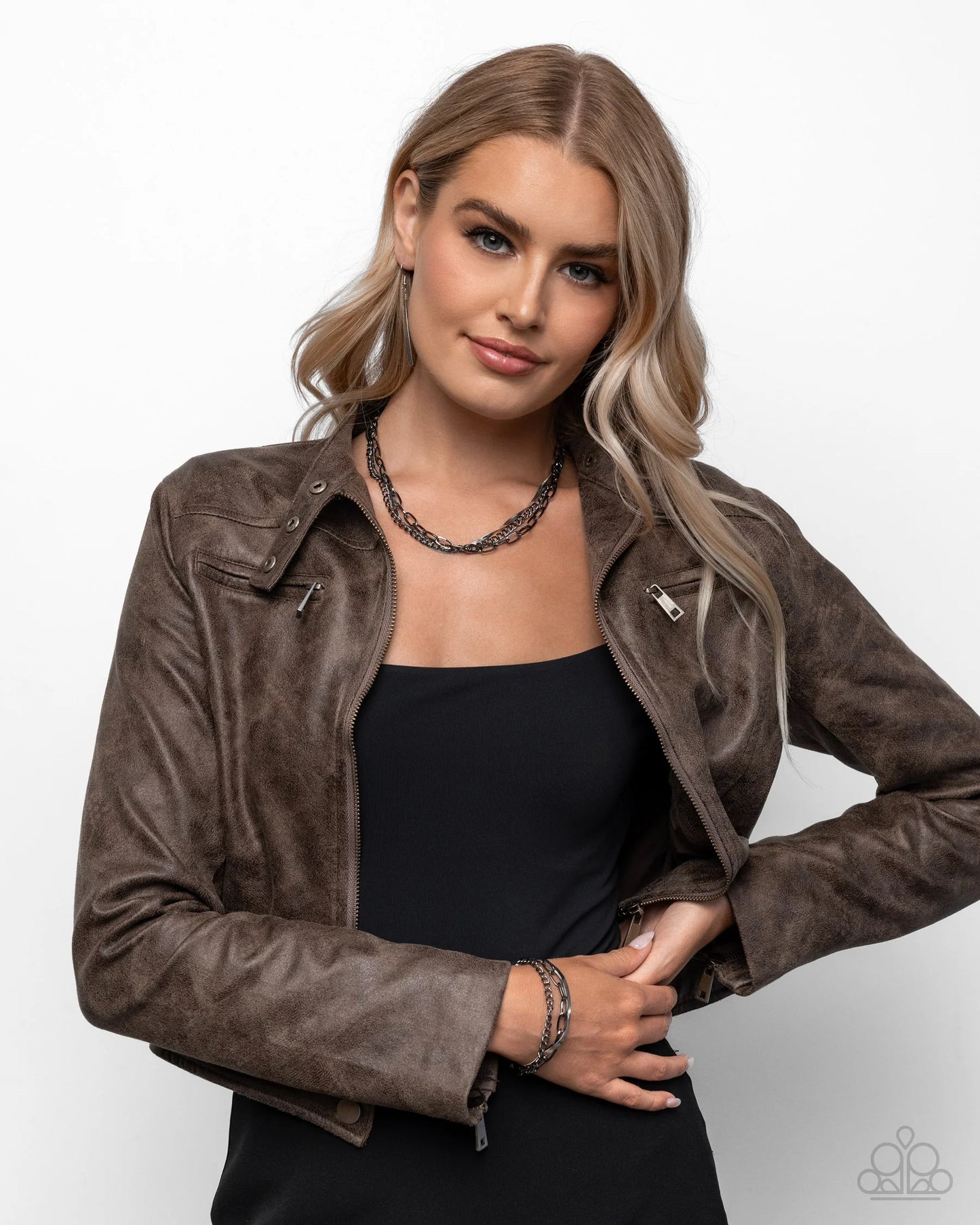 Mismatched Maverick Complete Look - Multicolored Metal Mismatch Chains Paparazzi Necklace, Bracelet, and matching earrings