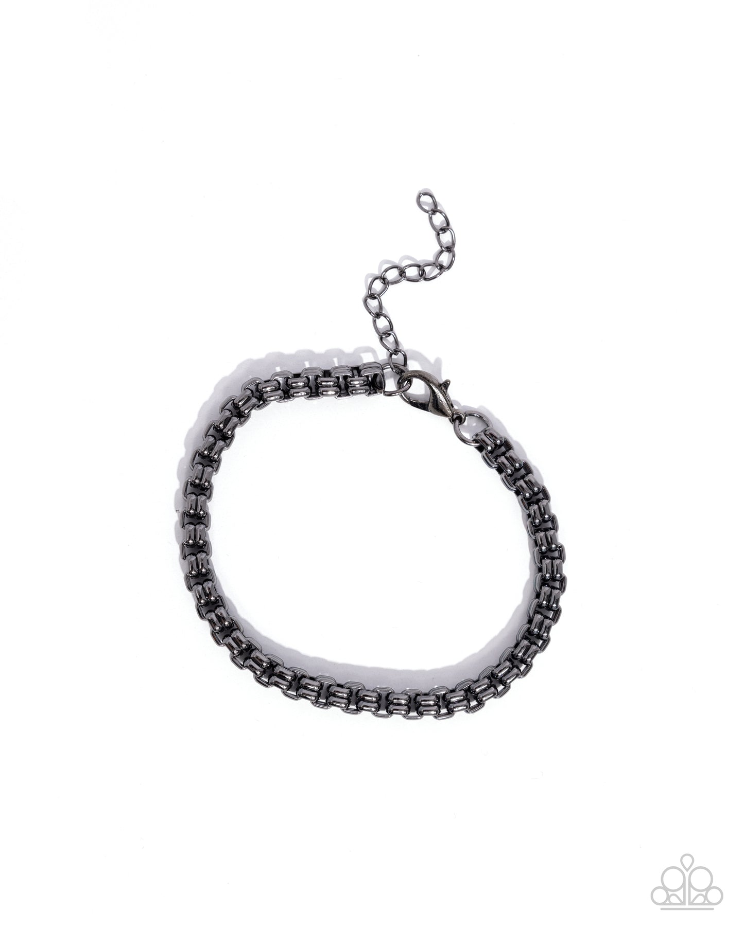 Alternative Appeal - Gunmetal Box Chain Necklace & Matching Bracelet