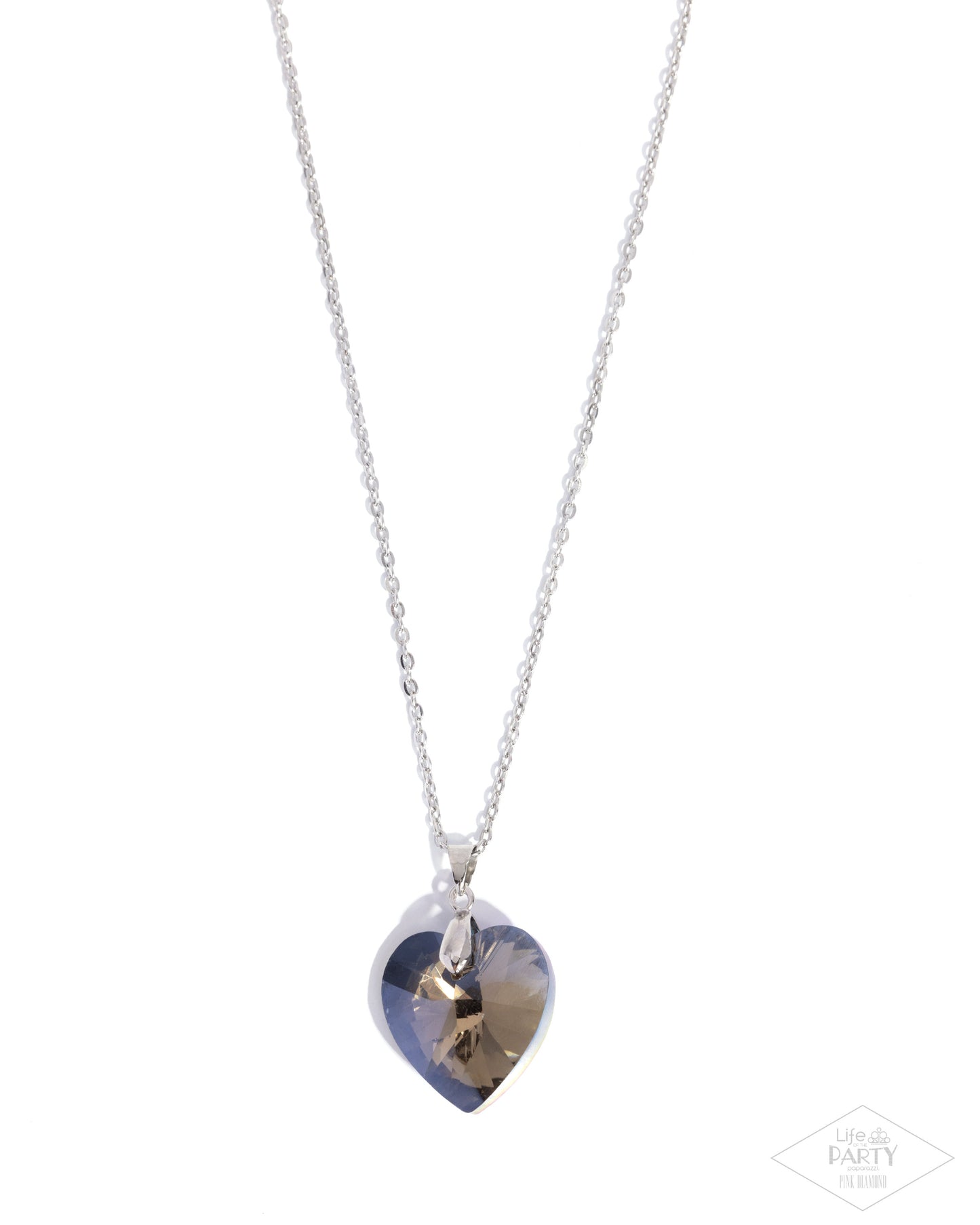 Love Hurts - Multicolored Heart Gem Pendant Paparazzi Necklace & matching earrings