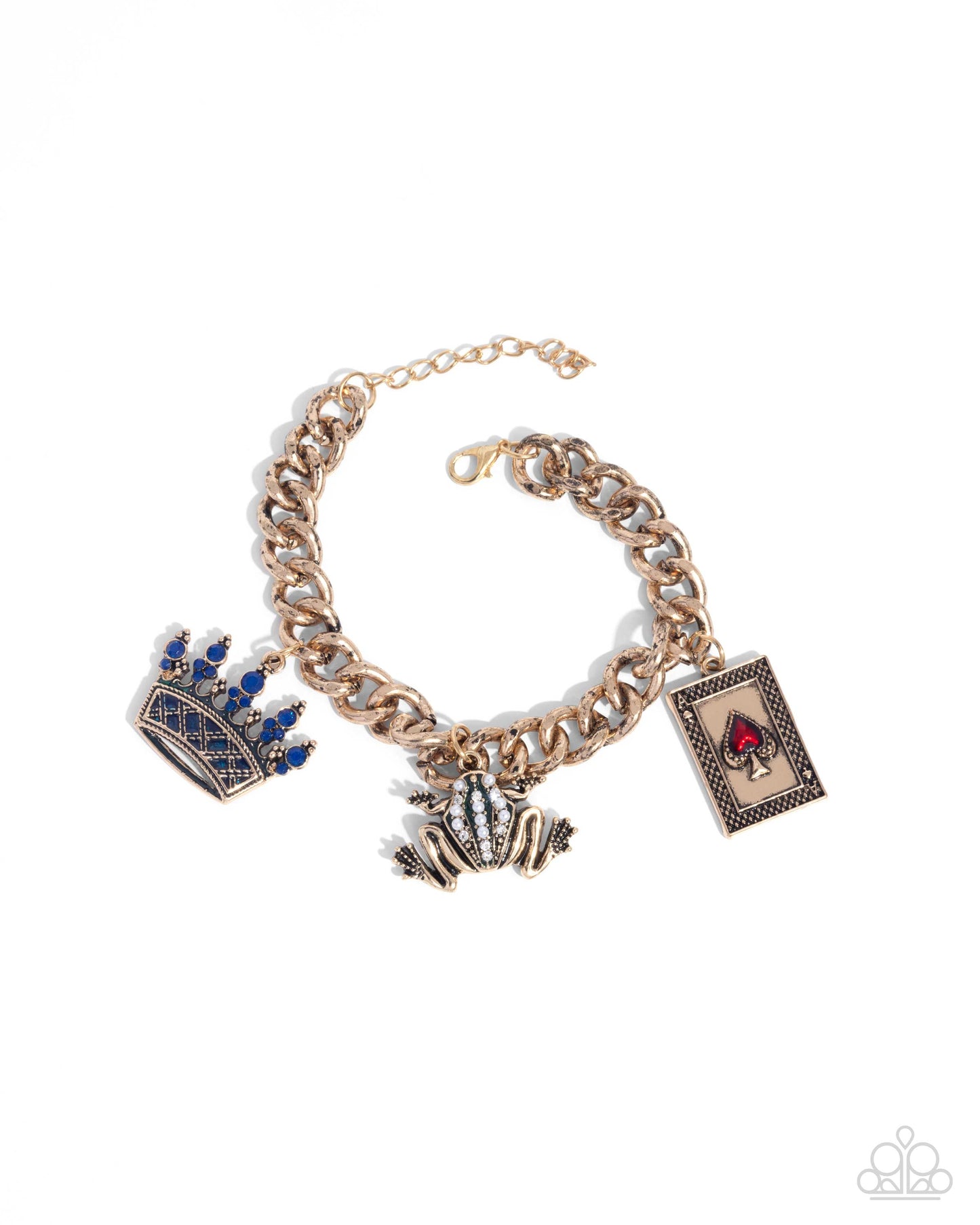 Casino Chic - Multicolored Regal Themed Charms Paparazzi Charm Bracelet