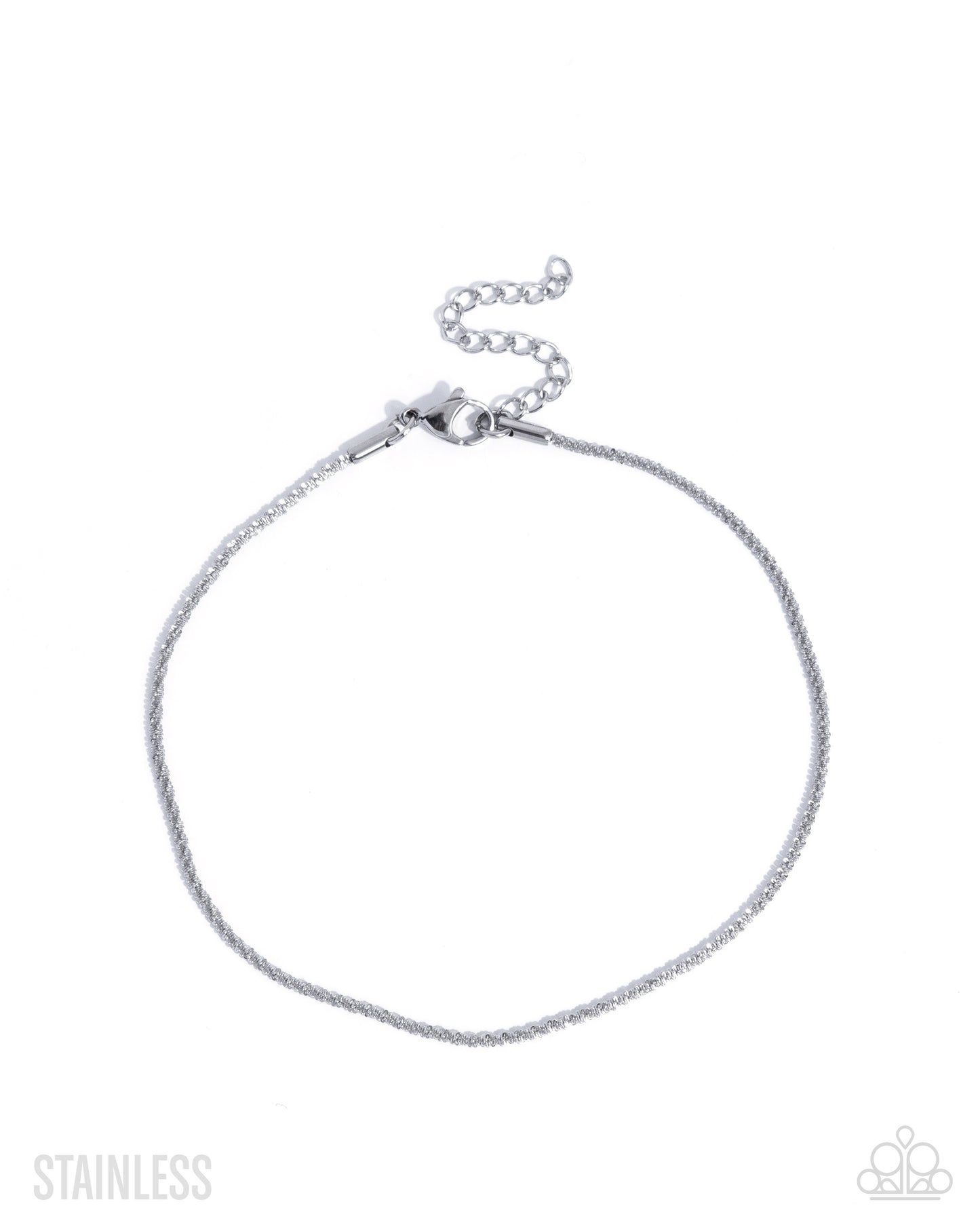 Legendary Leverage - Silver Stainless Steel Paparazzi Anklet