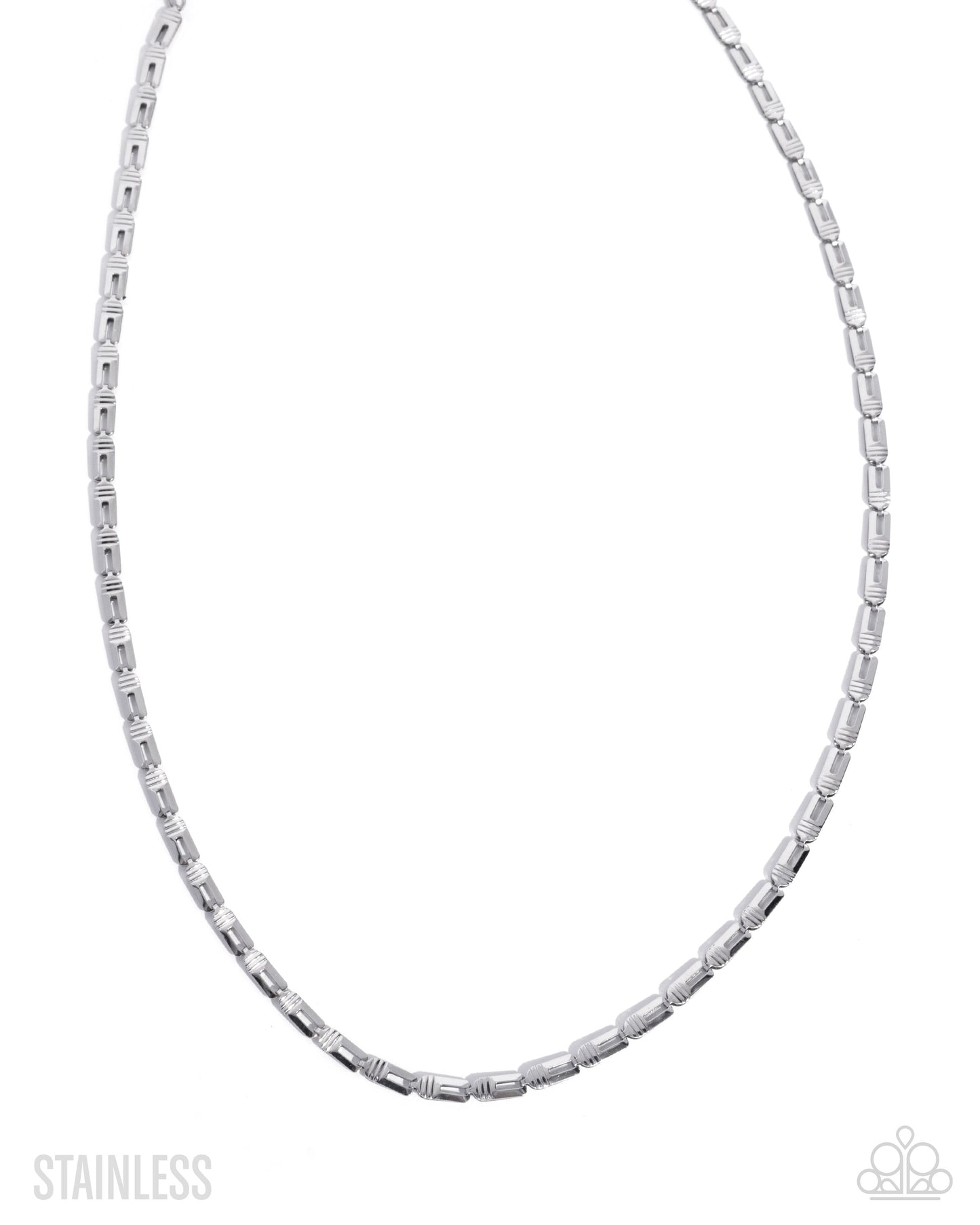 Unreal Urban - Silver Stainless Steel Chain Paparazzi Men's Necklace