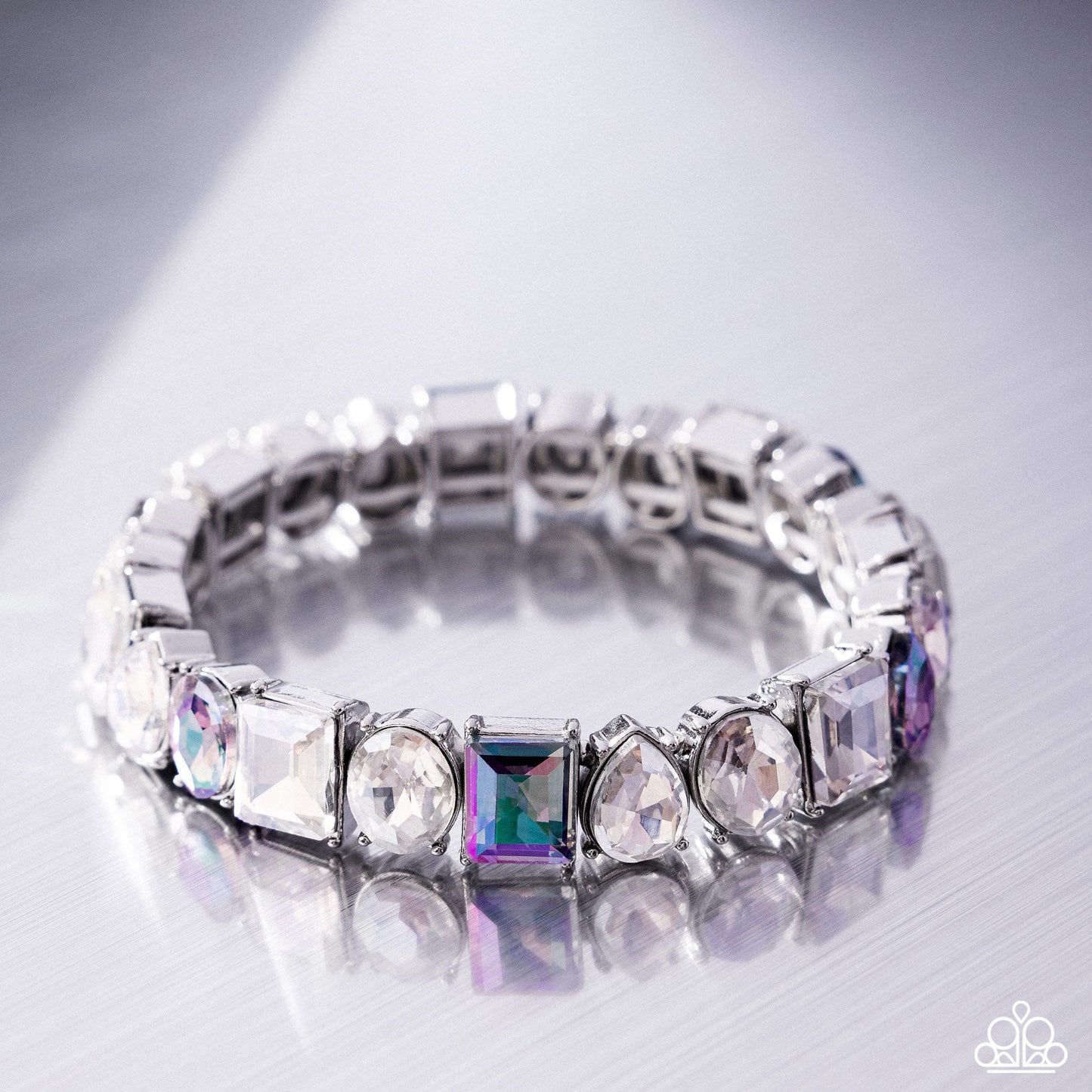 Eclectic Establishment - Multicolored & UV Gem Paparazzi Stretch Bracelet