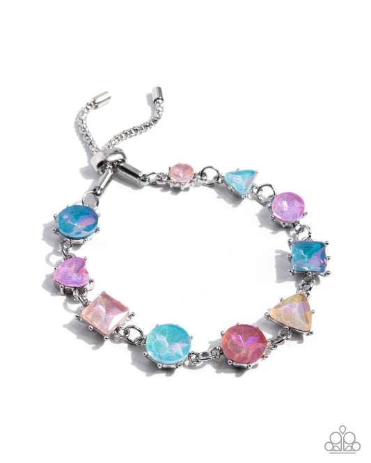 Royal Arrangement - Multicolored Gem Paparazzi Urban Bracelet