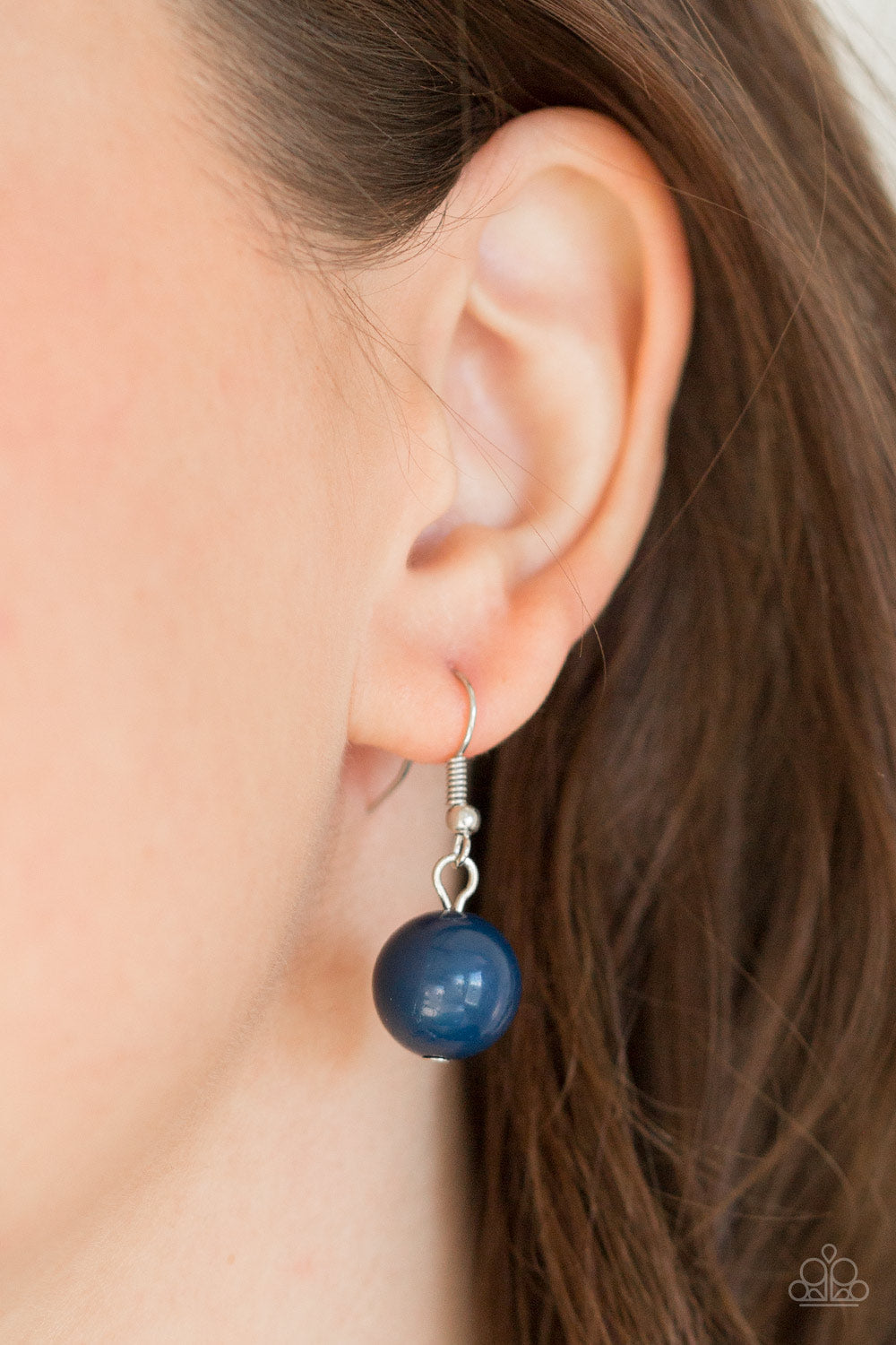 Top Pop - Multi & Silver Beaded Paparazzi Necklace & matching earrings