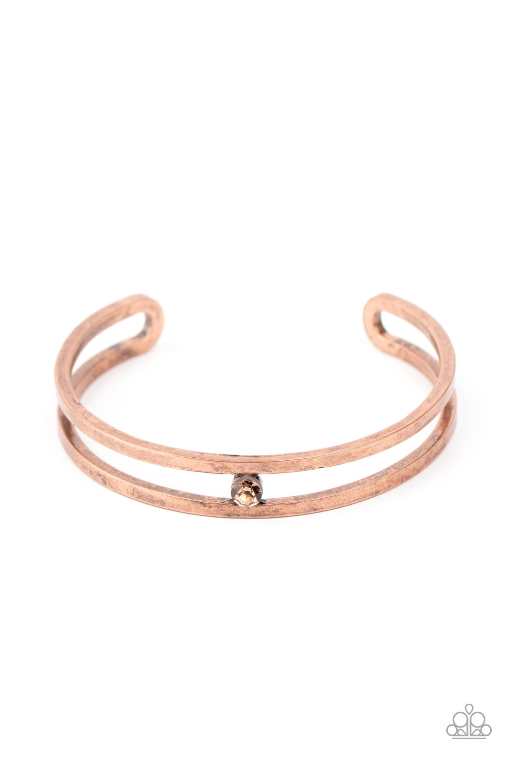 Solo Artist - Copper Airy Cuff Paparazzi Bracelet