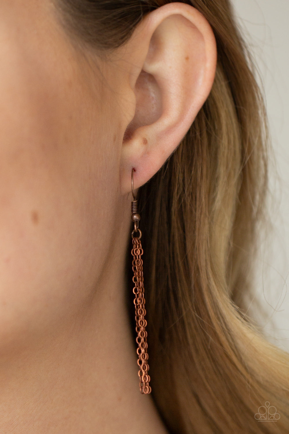 Choose Faith - Copper Stamped "Faith" Disc Pendant Paparazzi Necklace & matching earrings