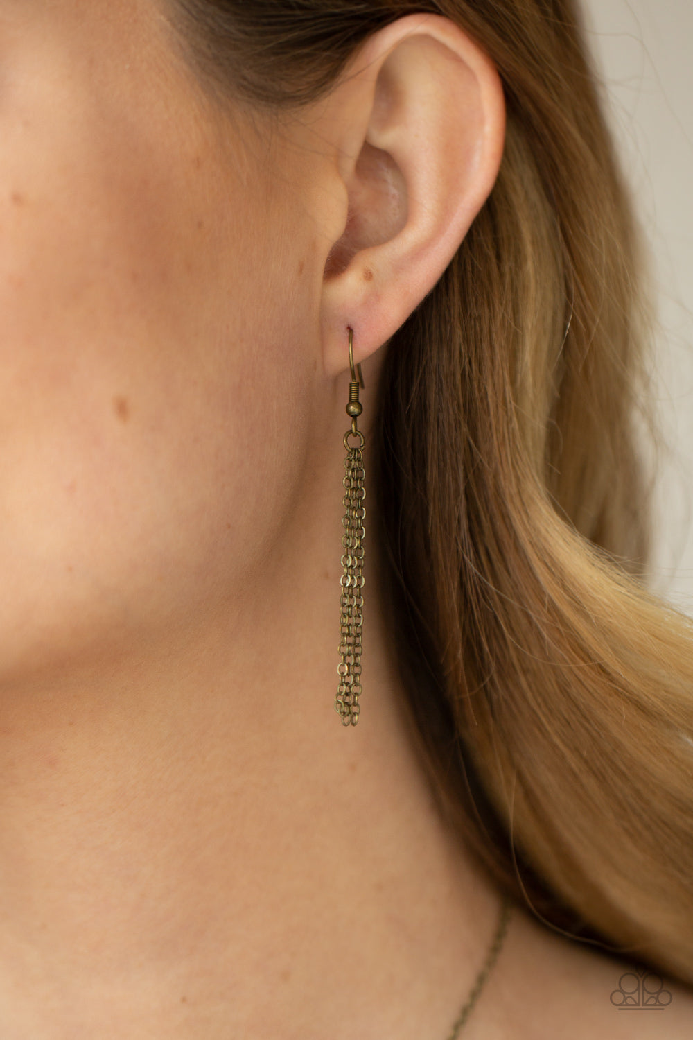 Choose Faith - Brass Stamped "Faith" Disc Pendant Paparazzi Necklace & matching earrings