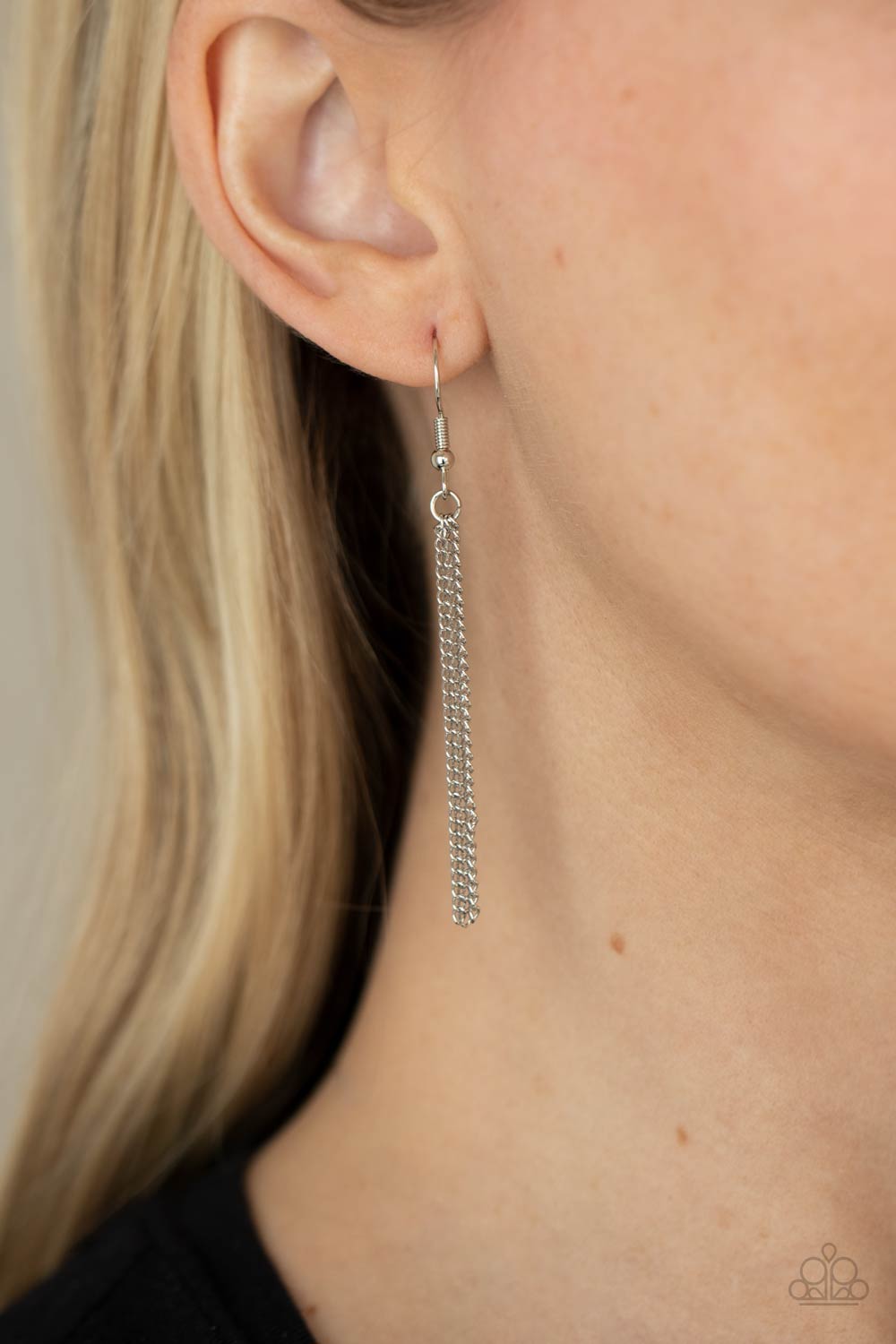 Hold On To Hope - Silver "Hope" & Whimsical Flower Stamped Pendant Paparazzi Necklace & matching earrings