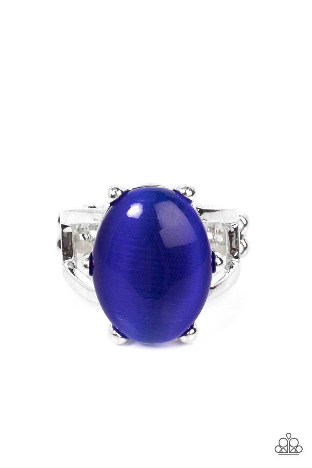 Enchantingly Everglades - Blue Cat's Eye Gemstone Paparazzi Ring