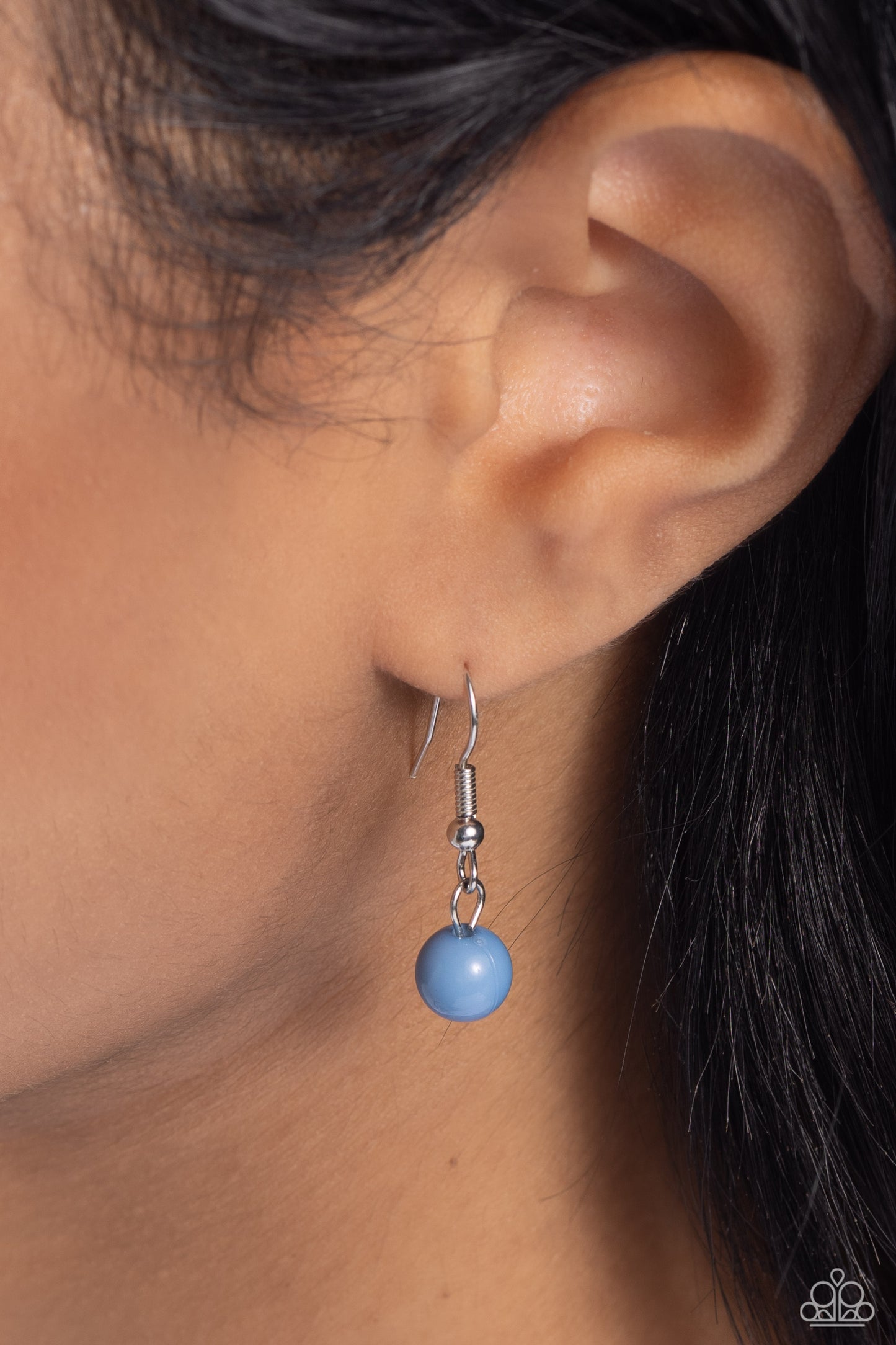 FROND-Runner Fashion - Blue Teardrop Beaded Paparazzi Necklace & matching earrings