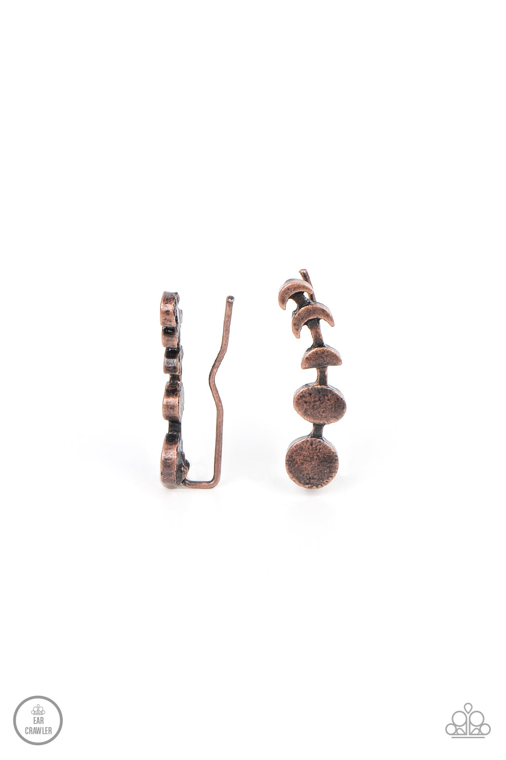 Its Just a Phase - Copper Moon Phase Paparazzi Earrings