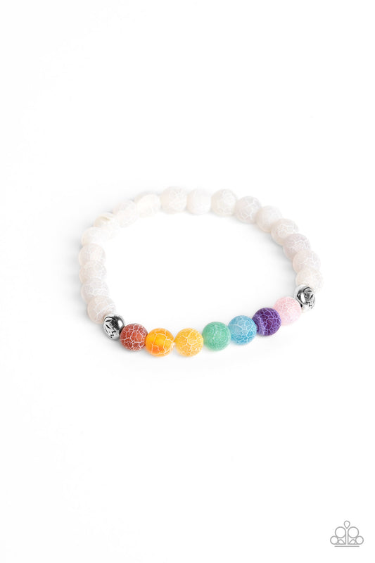 Lotus Chakra - Multi Stone Bead Paparazzi Stretch Bracelet