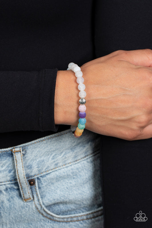 Lotus Chakra - Multi Stone Bead Paparazzi Stretch Bracelet