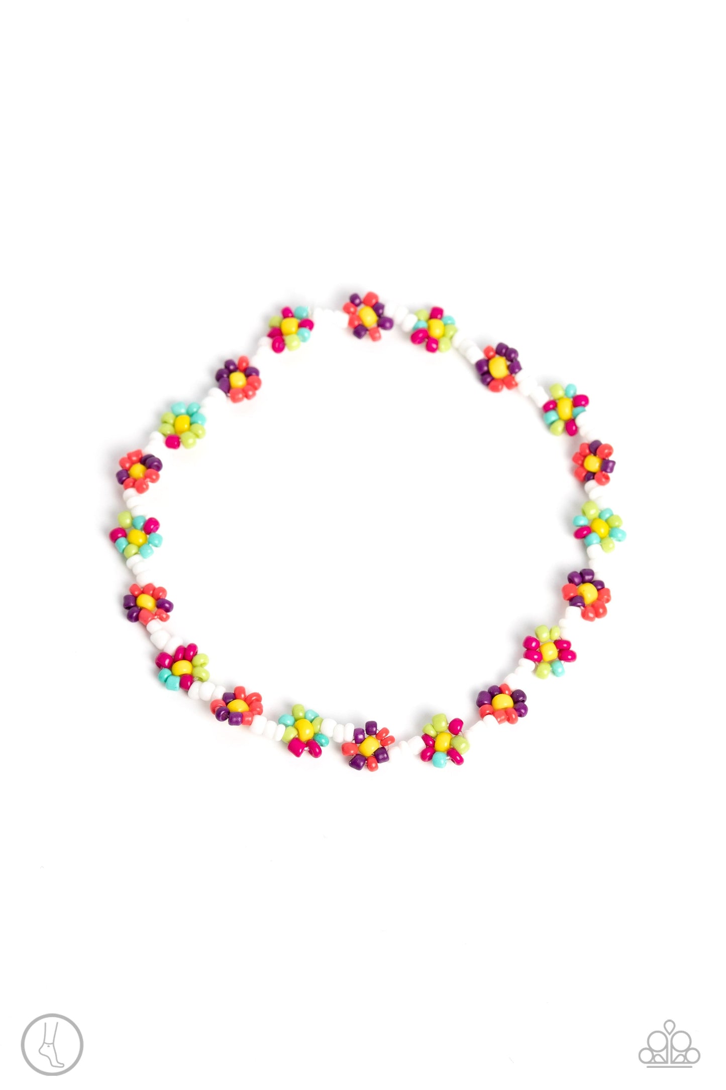 Midsummer Daisy - Multi Seedbed Flower Paparazzi Anklet