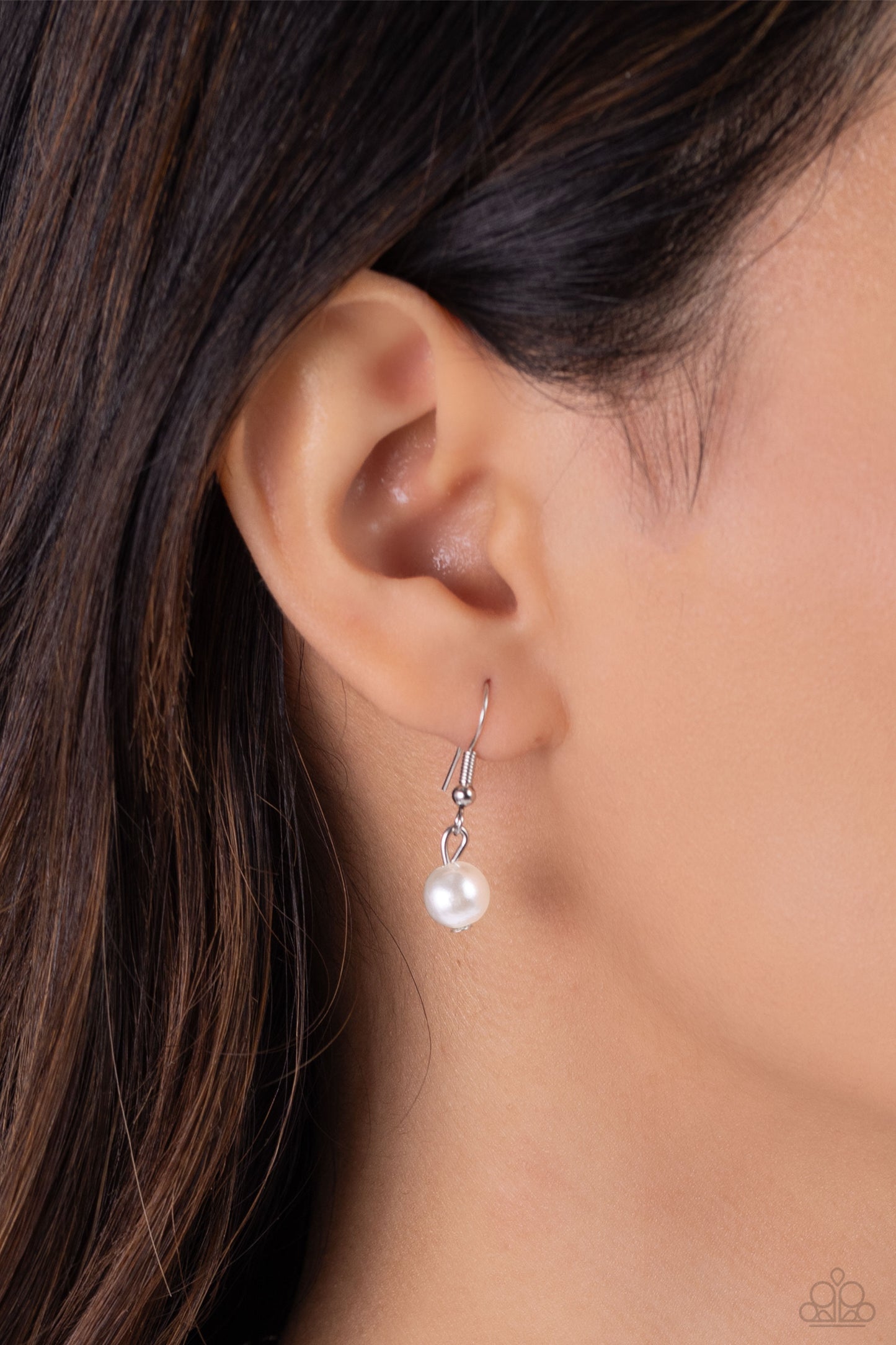 A SQUARE Beauty - Multi Colored Rhinestone Flowers/White Rhinestones Paparazzi Necklace & matching earrings