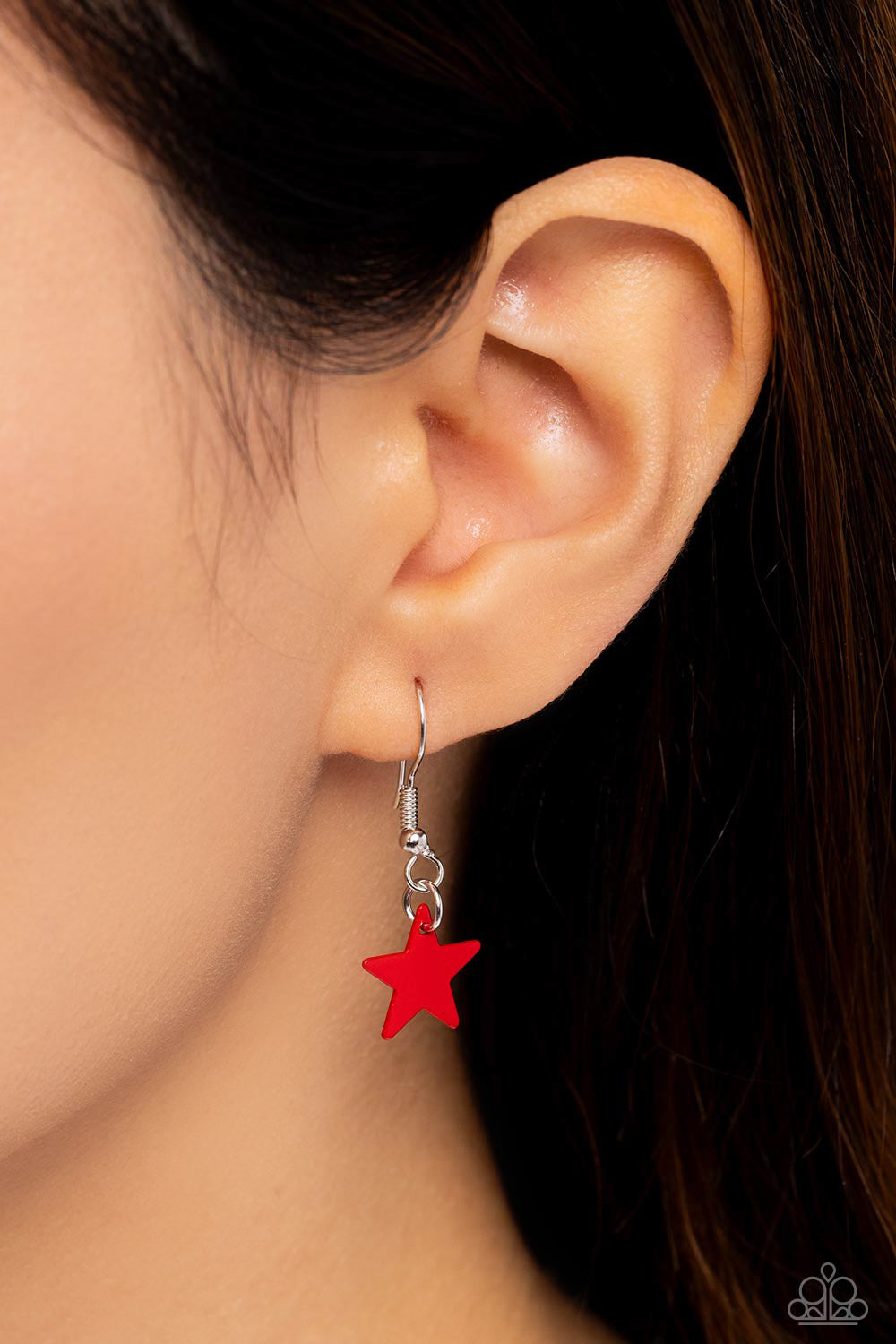 Starstruck Season - Red/Blue/Pin/Yellow Stars Paparazzi Necklace & matching earrings