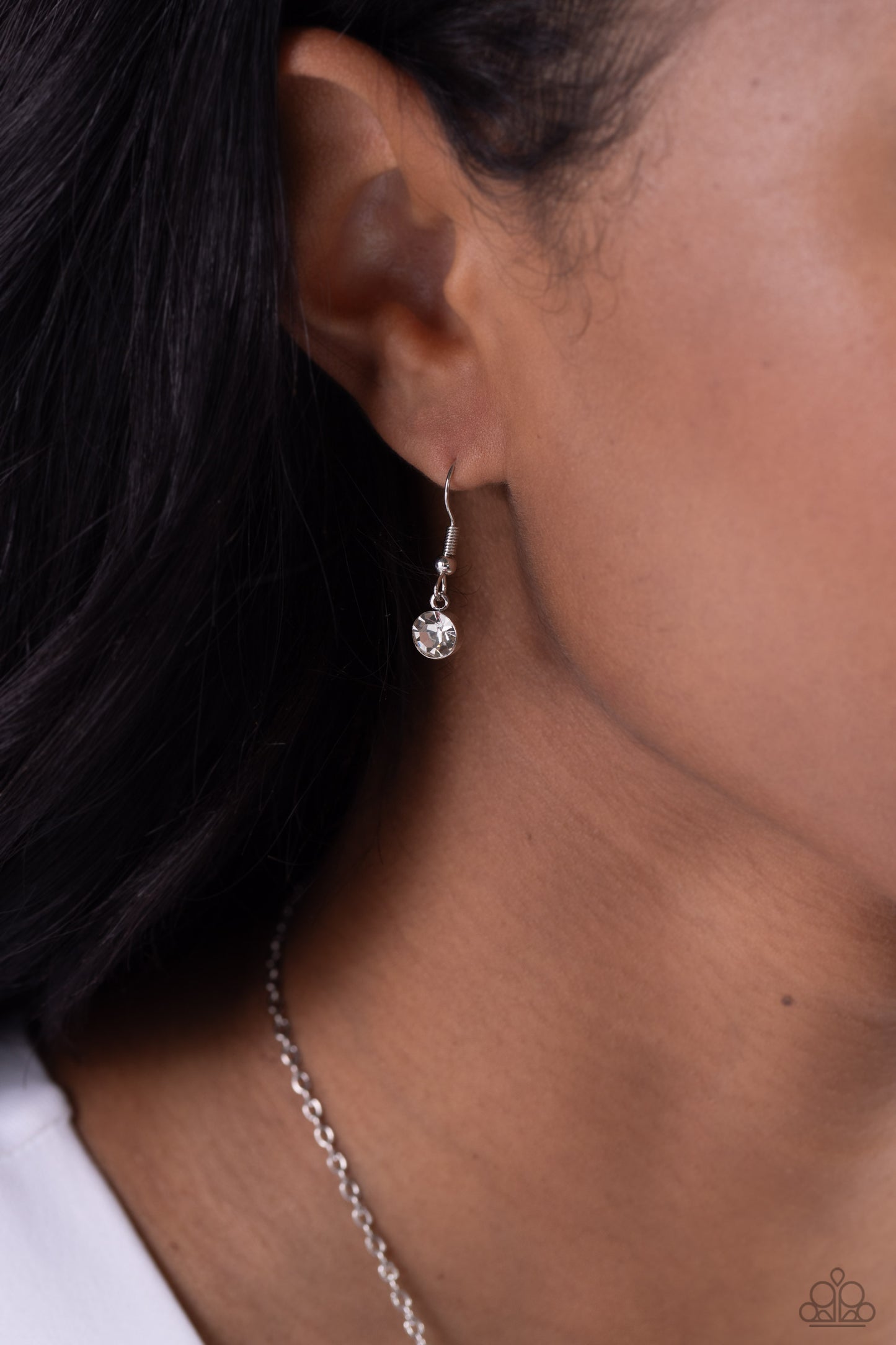 Enigmatic Edge - Multi Colored Gem Sunburst Pendant Paparazzi Necklace & matching earrings