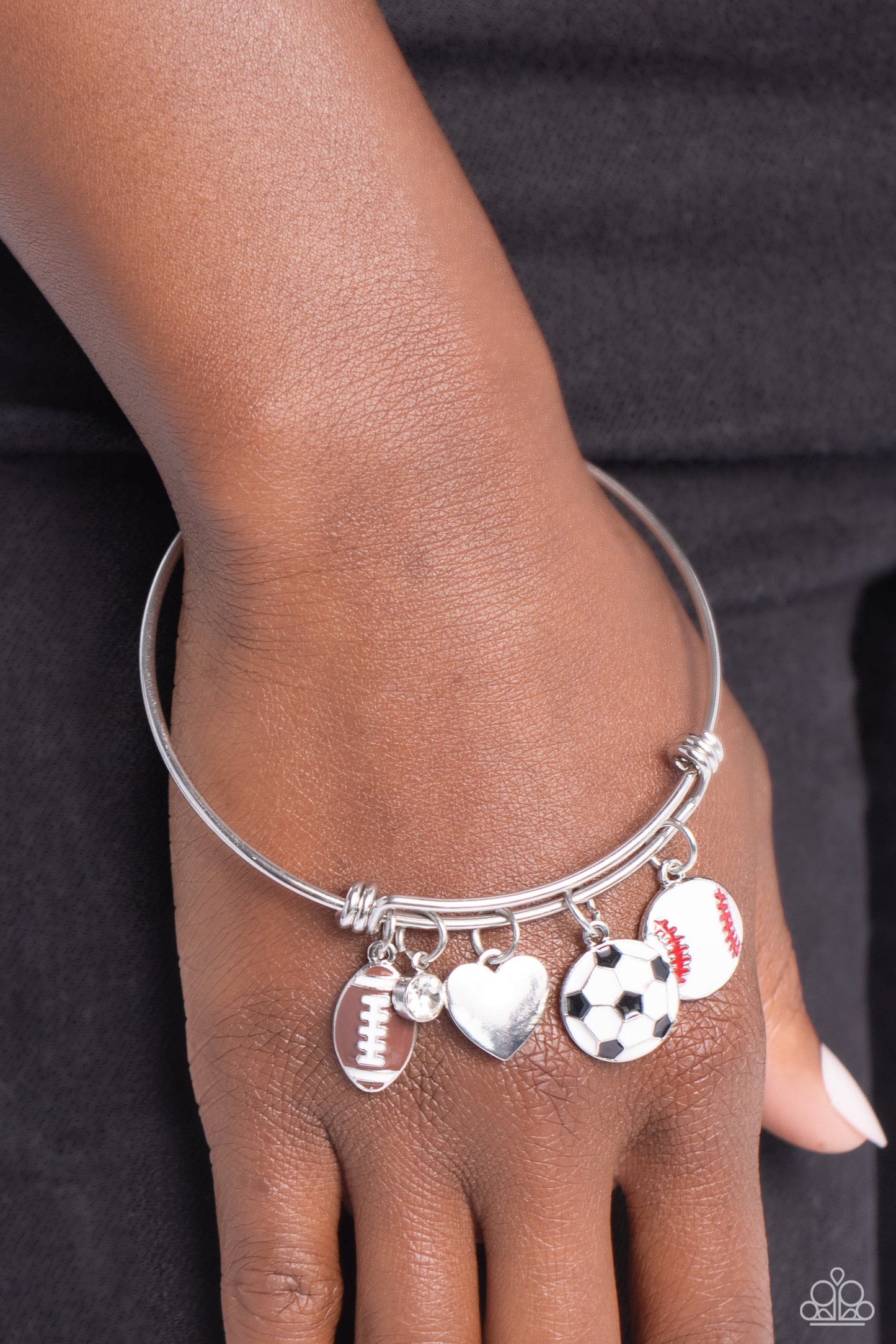 Seize the Sports - Multi Sport Charms Paparazzi Bracelet